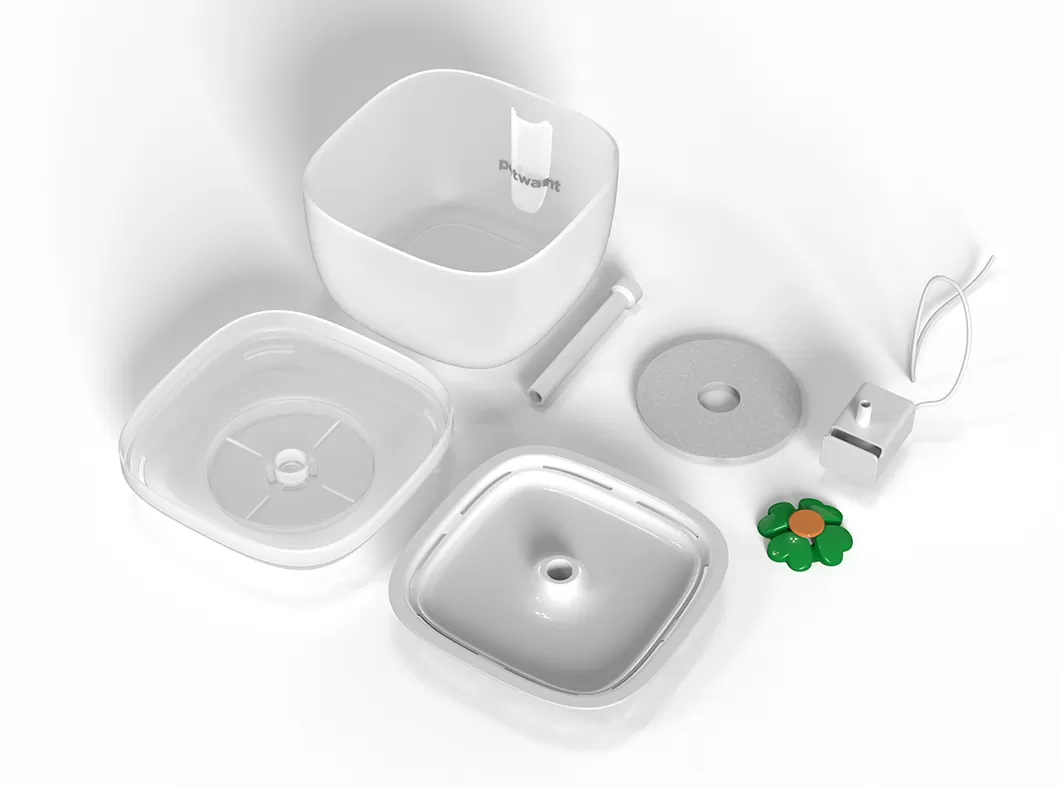Eco-friendly silent pet waterer